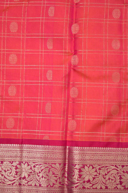 FERRARI RED- PURE KANJEEVARAM ARNI SILK SAREE