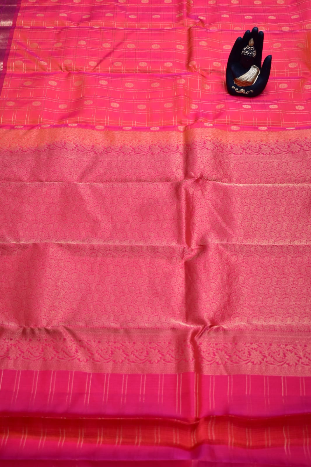 FERRARI RED- PURE KANJEEVARAM ARNI SILK SAREE