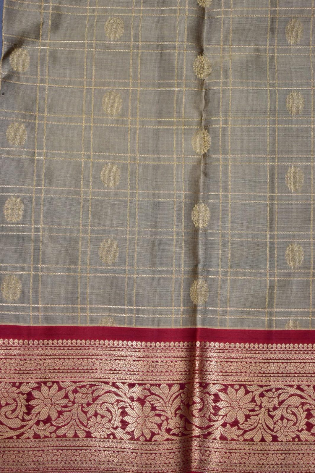 TORTILLA BROWN- PURE KANJEEVARAM ARNI SILK SAREE