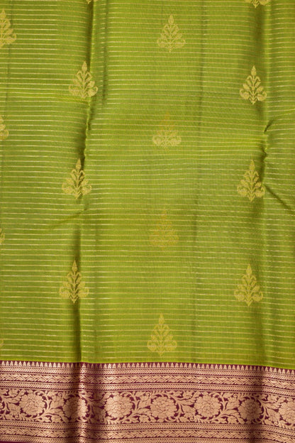 MEHANDI GREEN- PURE KANJEEVARAM ARNI SILK SAREE