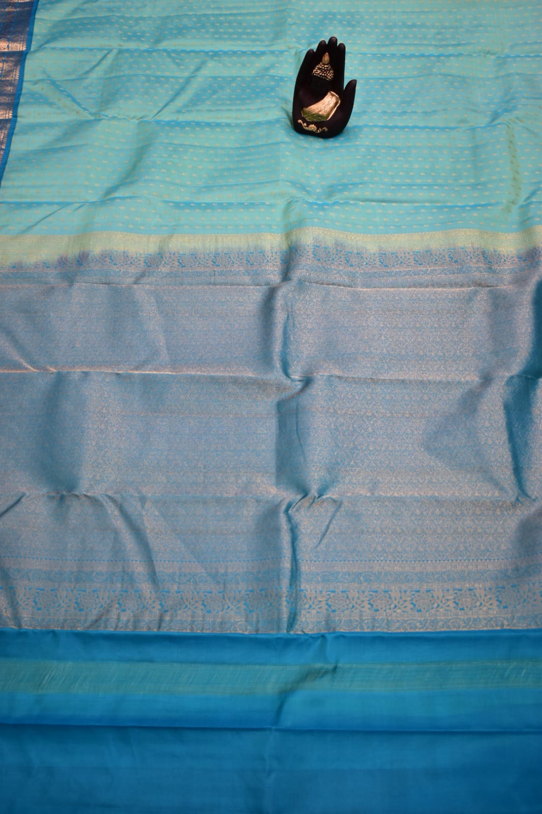 LIGHT SKY BLUE- PURE KANJEEVARAM ARNI SILK SAREE
