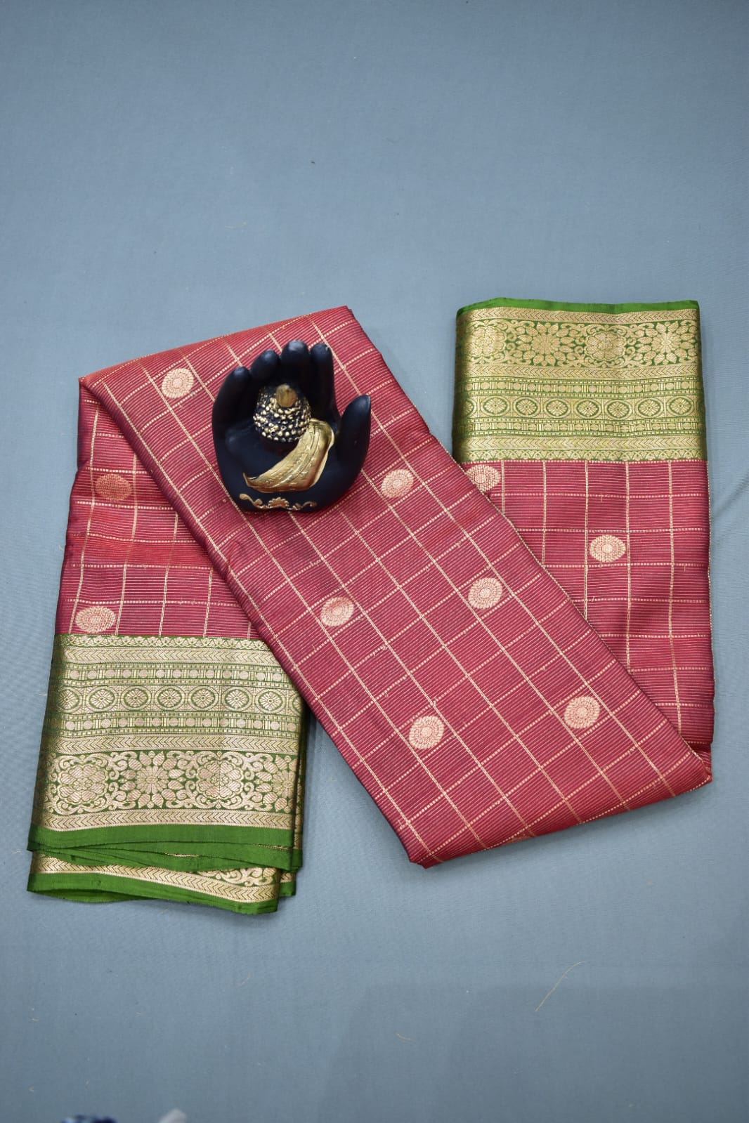 MAROON- PURE KANJEEVARAM ARNI SILK SAREE