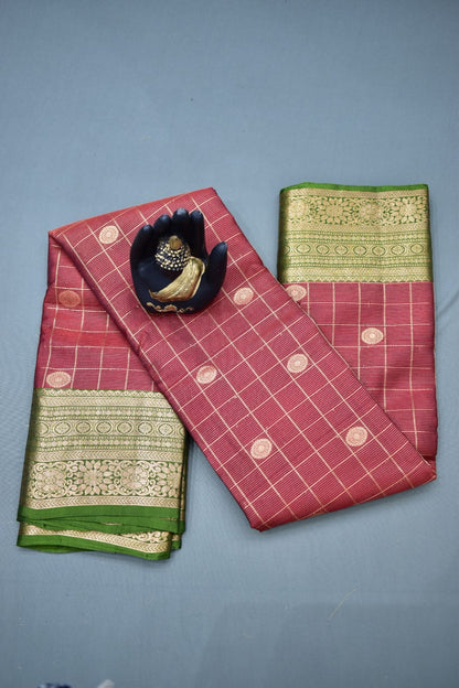 MAROON- PURE KANJEEVARAM ARNI SILK SAREE