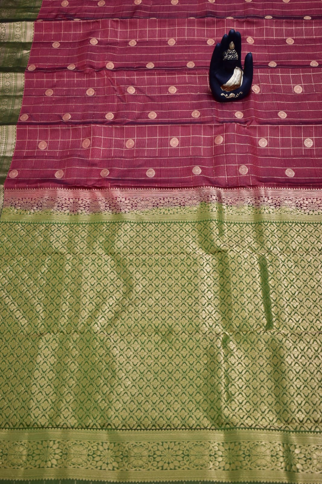 MAROON- PURE KANJEEVARAM ARNI SILK SAREE
