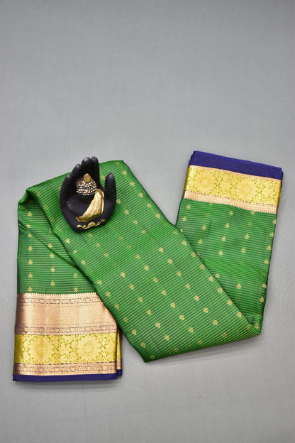 GREEN- PURE KANJEEVARAM ARNI SILK SAREE
