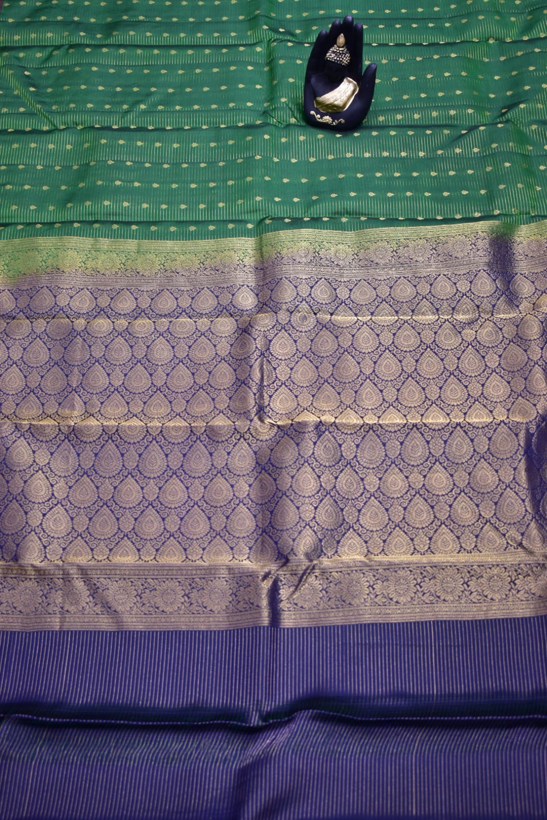 GREEN- PURE KANJEEVARAM ARNI SILK SAREE