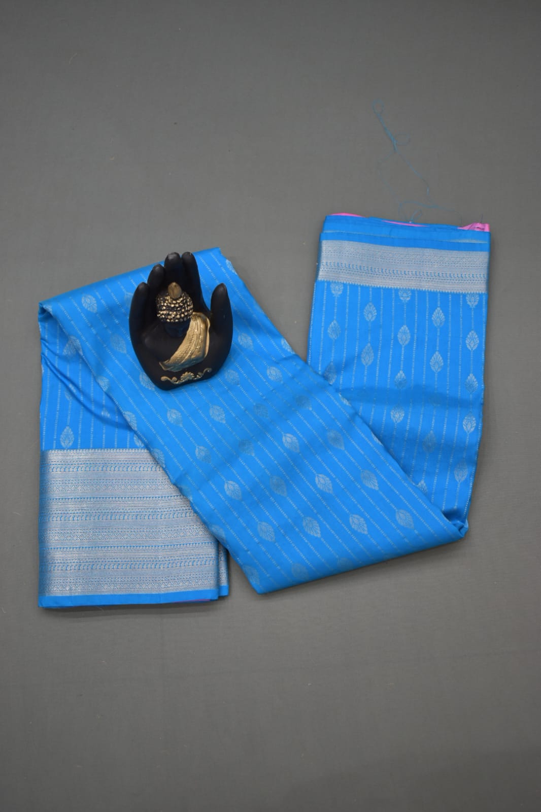 SKY BLUE- PURE KANJEEVARAM ARNI SILK SAREE
