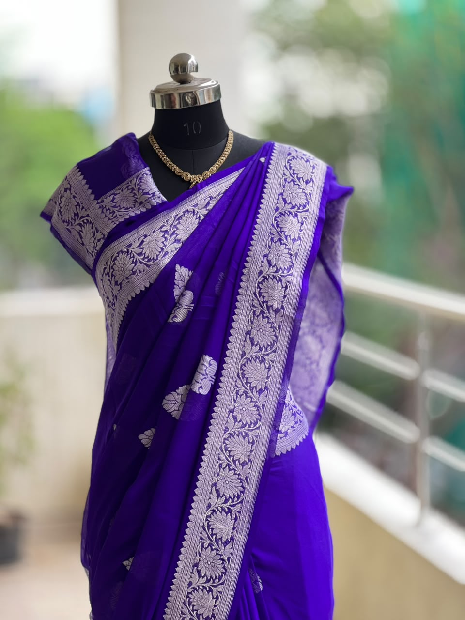 PURE GEORGETTE SAREE