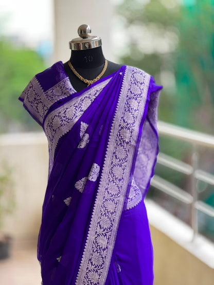 PURE GEORGETTE SAREE