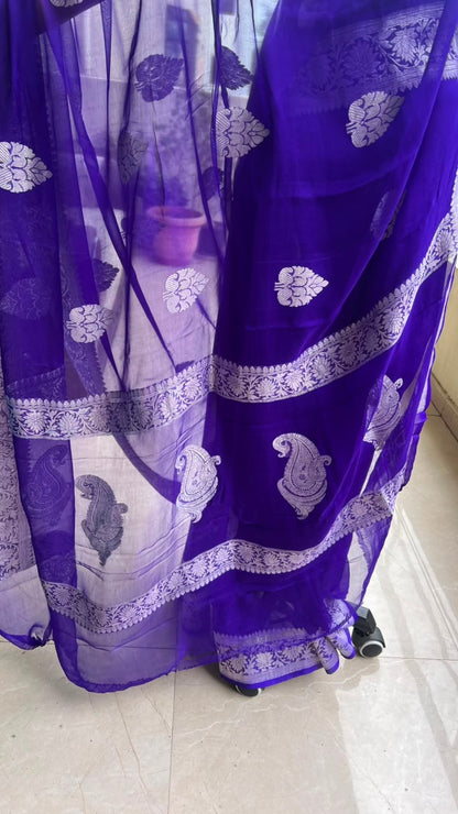 PURE GEORGETTE SAREE