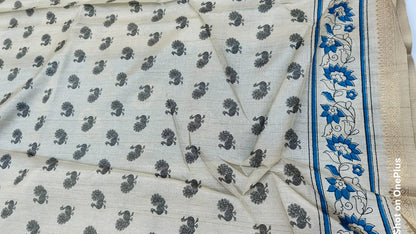SEMI TUSSAR SAREE