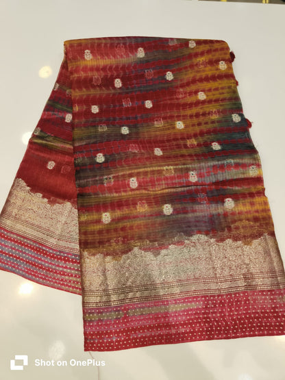 SHIBORI KOTA SAREE