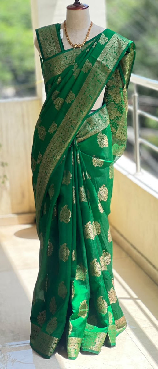 DUPIYANA ANTIQUE ZARI SAREE