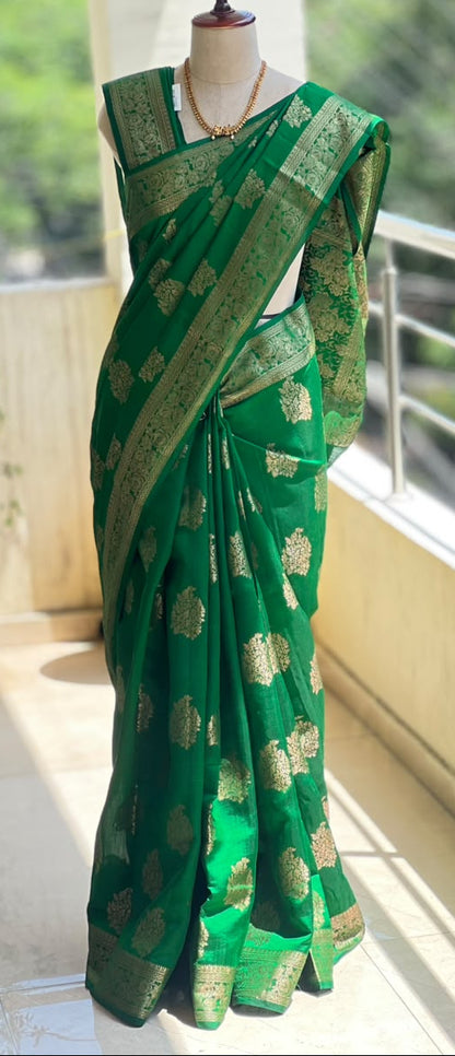 DUPIYANA ANTIQUE ZARI SAREE