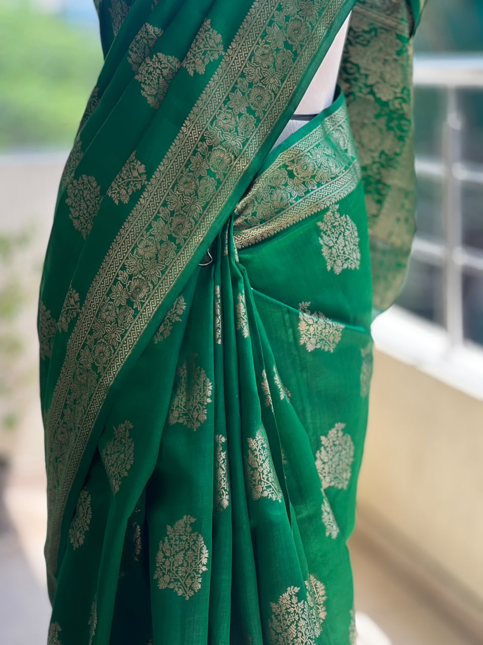 DUPIYANA ANTIQUE ZARI SAREE