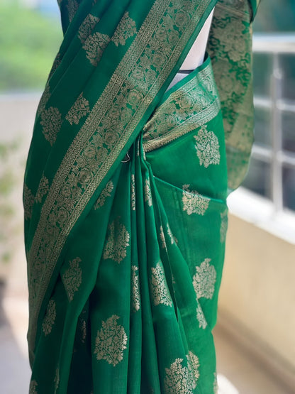 DUPIYANA ANTIQUE ZARI SAREE