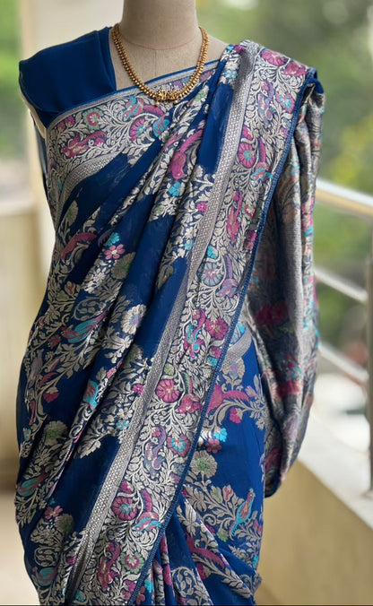 KORA GEORGETTE SAREE