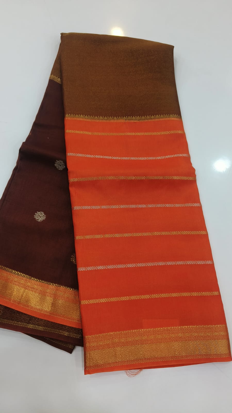 SHIMMER CRAPE SAREE