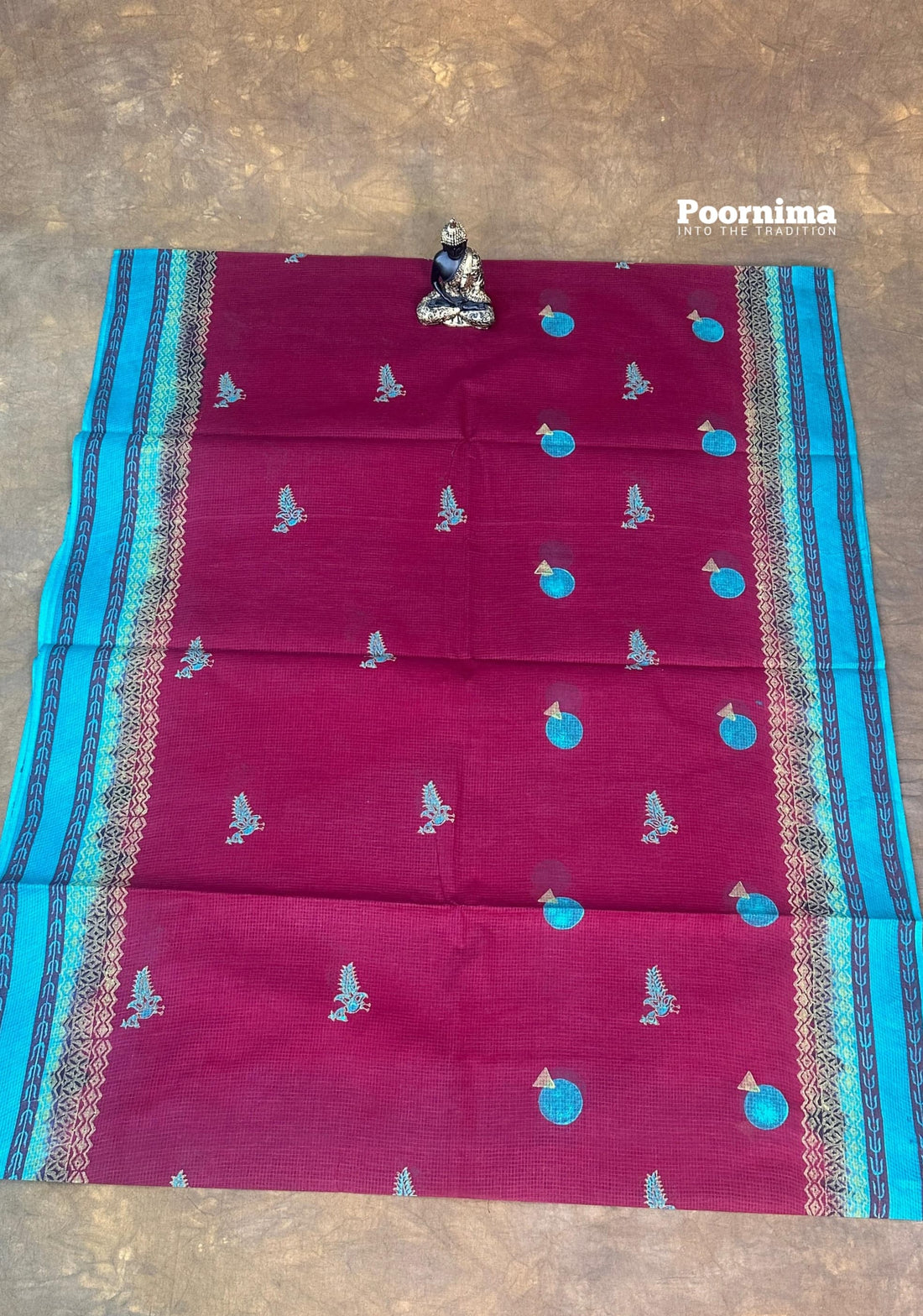 MERRON AND RAMA GREEN COMINATION MUNGA COTTON ALL OVER PRINTS