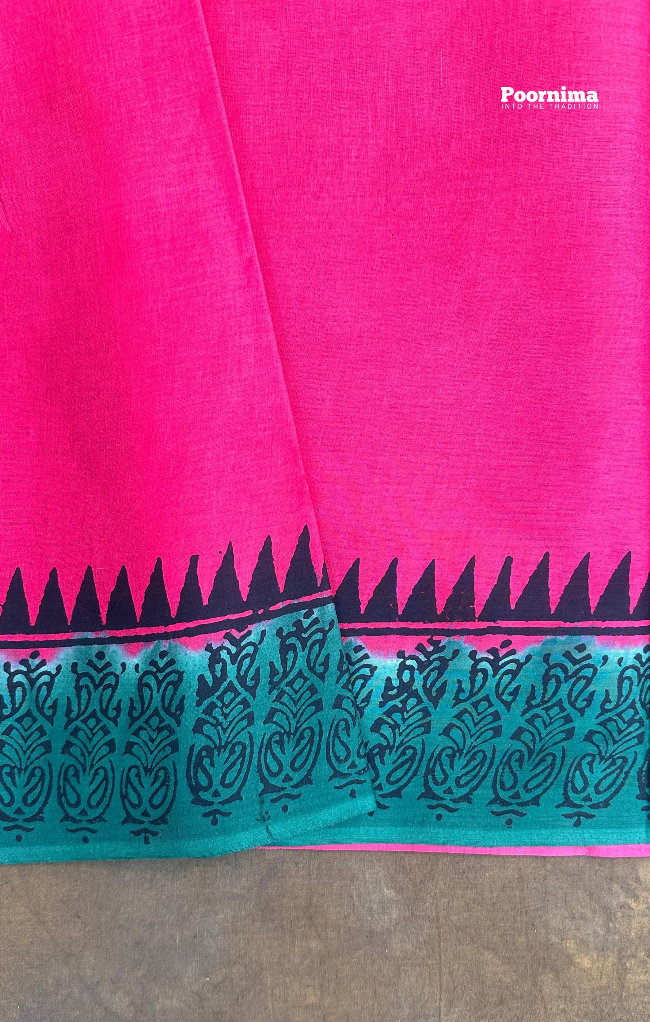 GREEN AND PINK MUNGA COTTON ALLOVER PRINTS