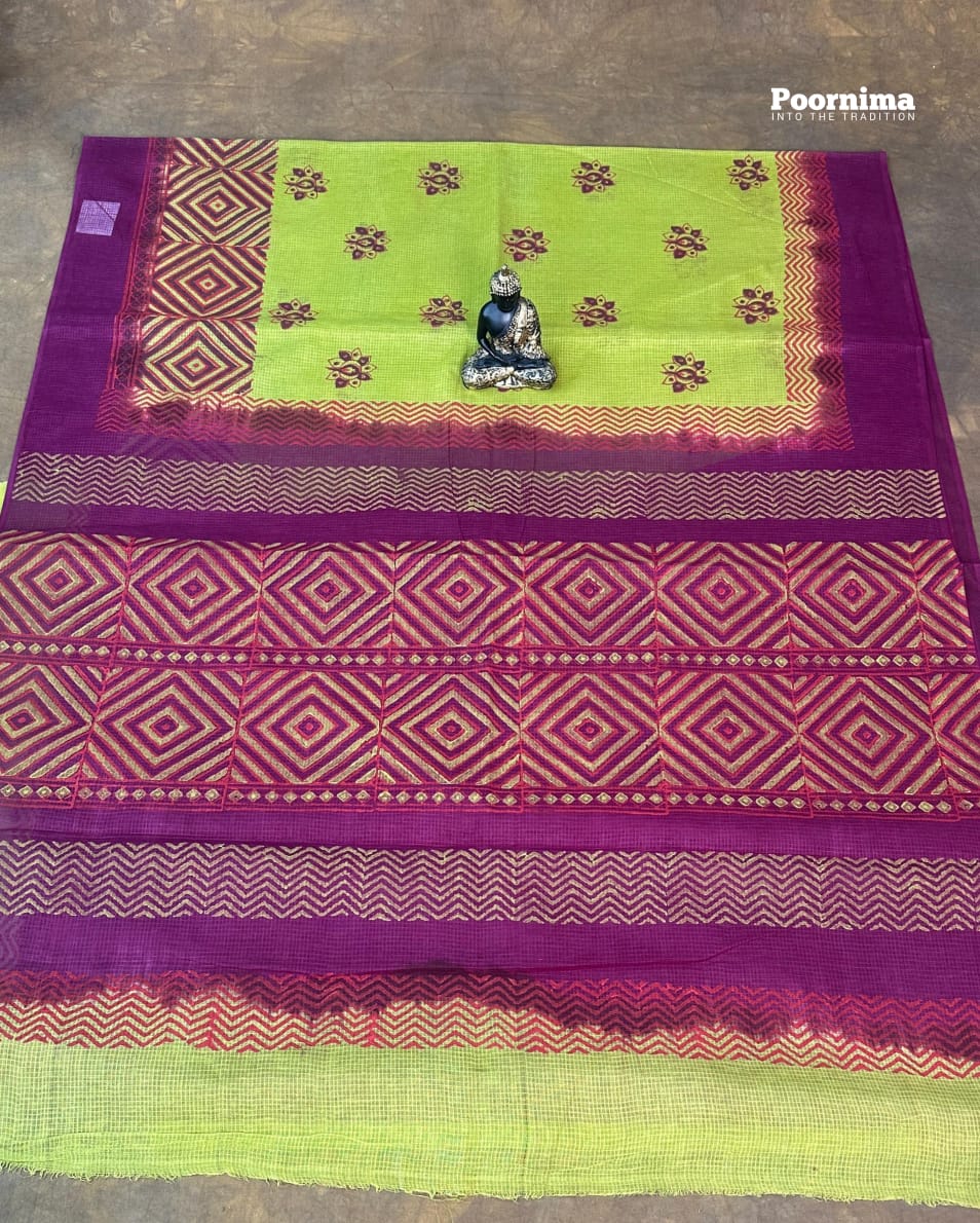 PESAR GREEN AND WINE COLUR ALL OVER PRINTS MUNGA COTTON