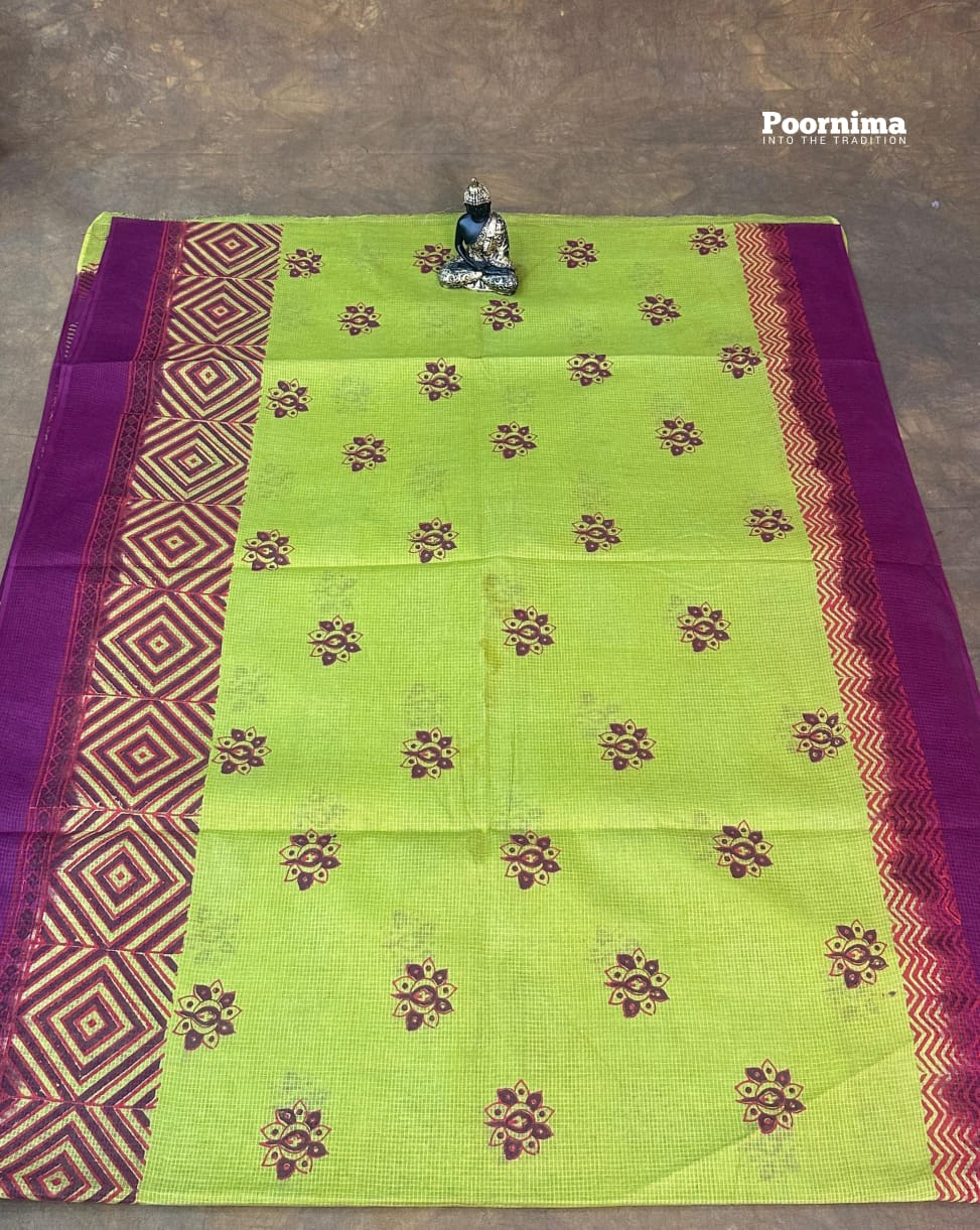 PESAR GREEN AND WINE COLUR ALL OVER PRINTS MUNGA COTTON