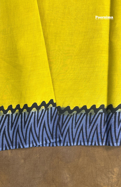 LIGHT BLUE AND YELLOW COLUR COMBINATION AND ALL OVER PRINTS MUNGA COTTON