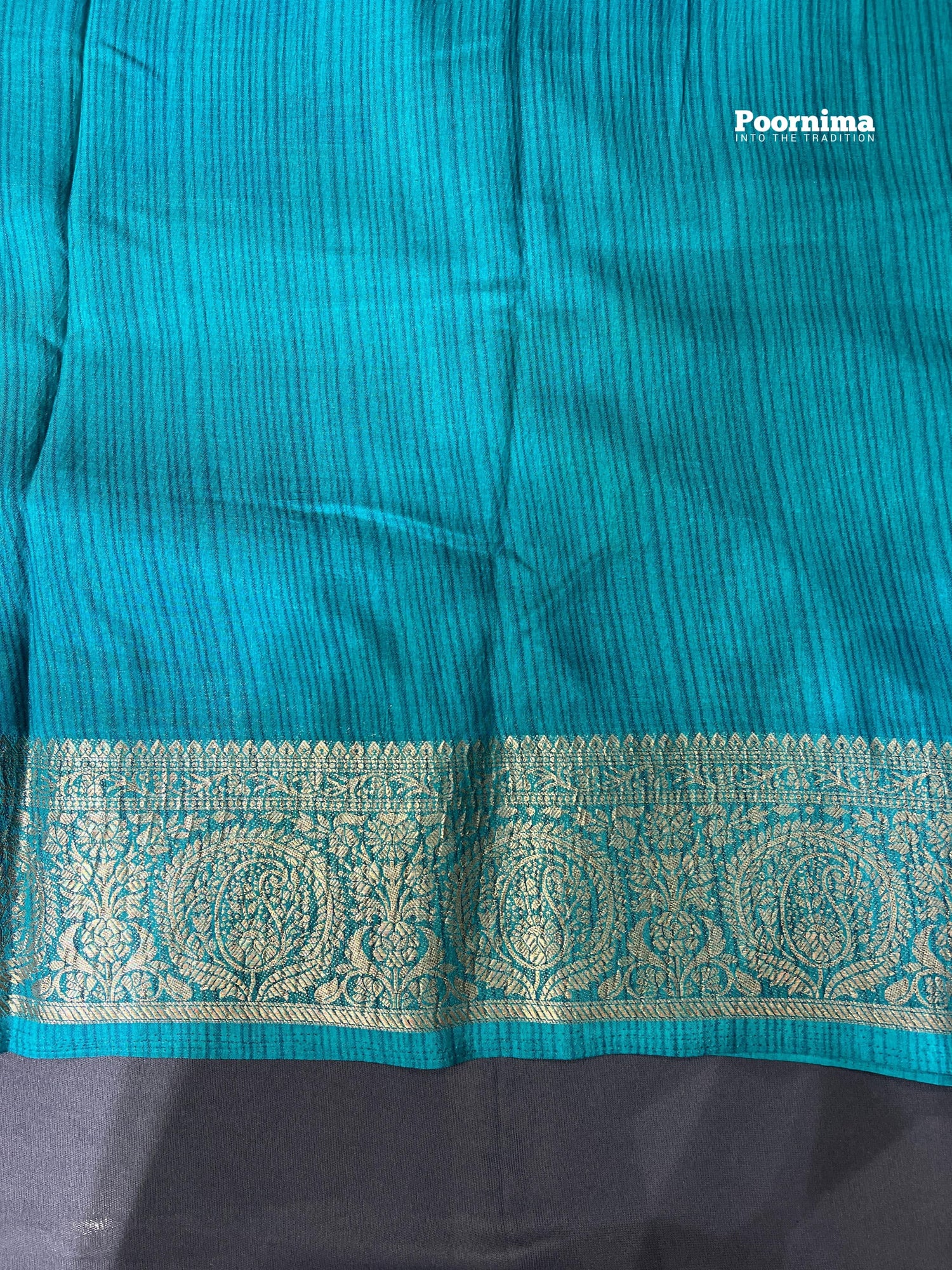 SHIPPAN CREAPE WITYH SKY BLUE COLOUR ALLOVWER SAREE WITH LOUTAS DESIGN