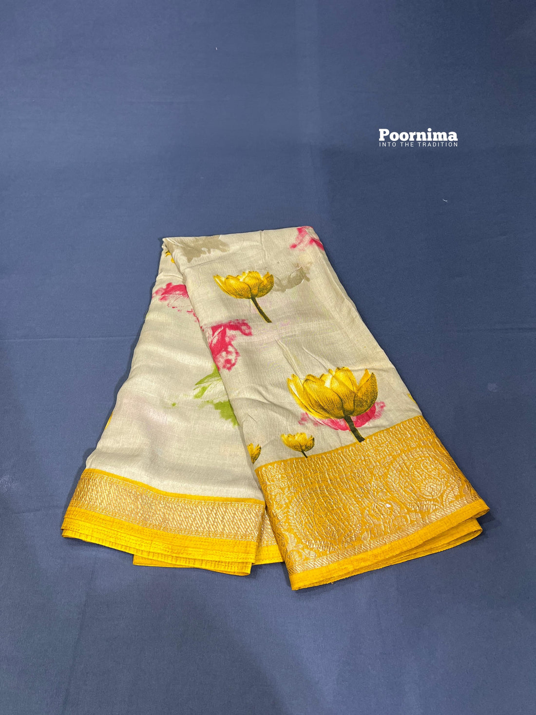 SHIPPAN CRAPE WITH ALLOVER SAREE LOUTAS DESIGN