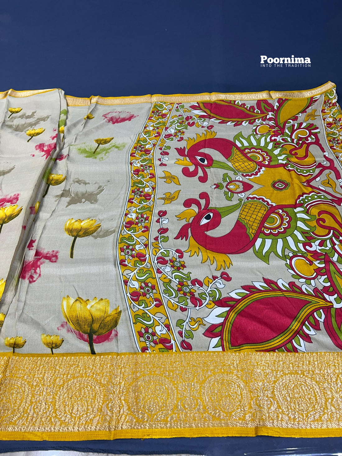 SHIPPAN CRAPE WITH ALLOVER SAREE LOUTAS DESIGN