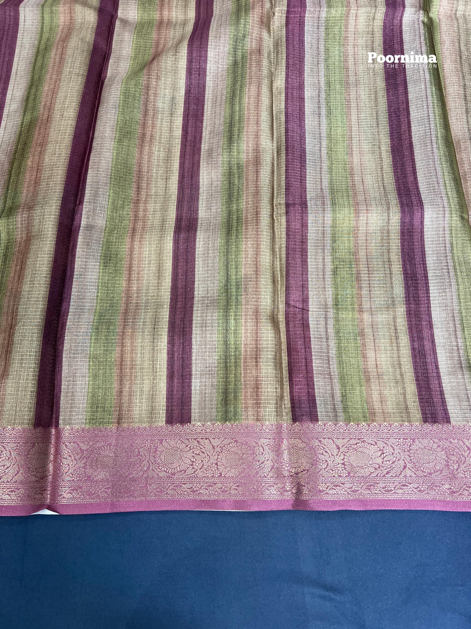 KOTA SAREE WITH THIK CREAM SHADE AND ALLOVER SAREE WITH FLOWERS AND LIFES DESIGN