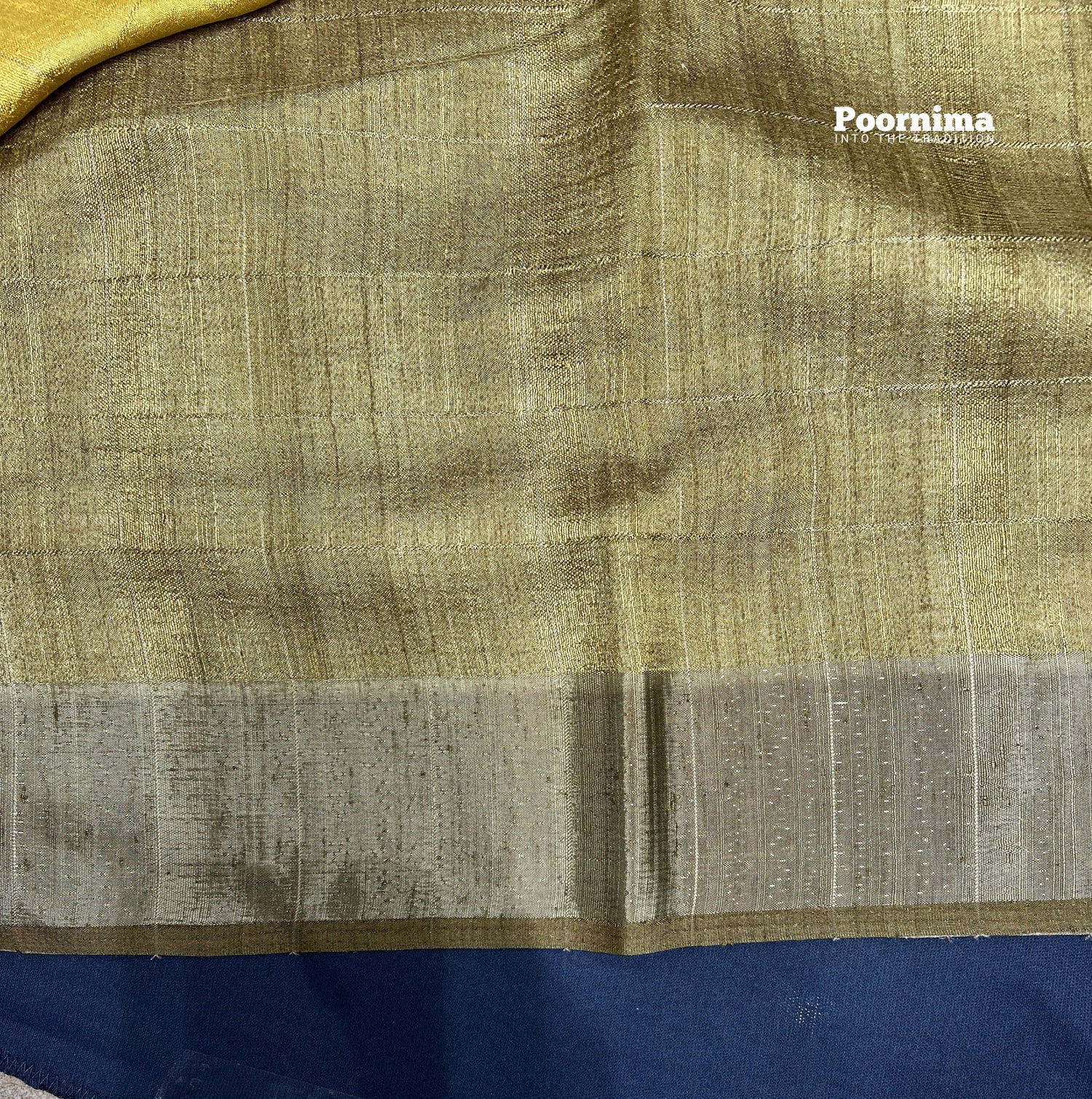 THIK YELLOW THUSSER WITH ALL OVER SAREE WITH FLOWERS DESIGHN