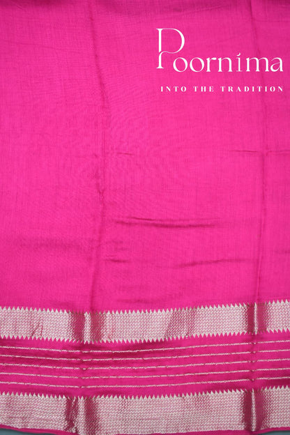 NAVY BLUE- FANCY SAREE WITH BLOUSE PIECE
