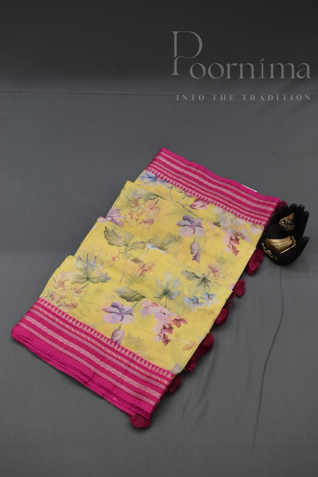 YELLOW- KOTA VIDARBHA BORDER SAREE