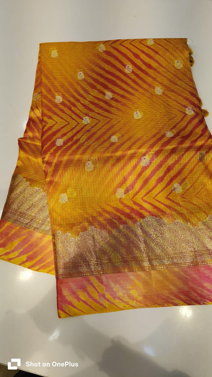 SHIBORI KOTA SAREE
