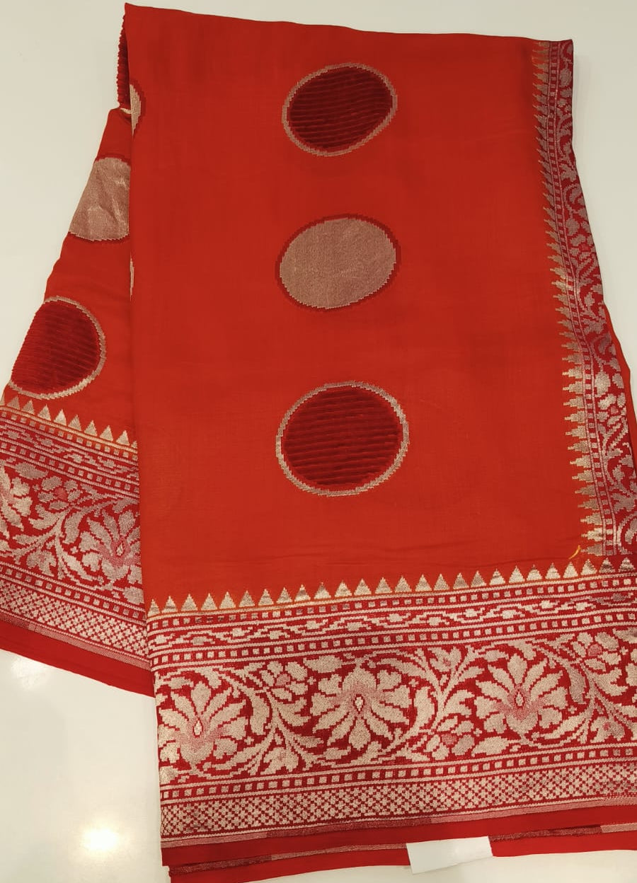 GEORGETET FUSION SAREE