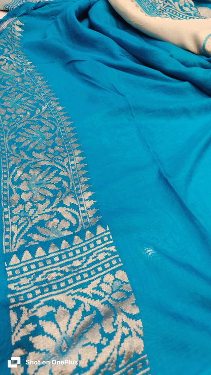 GEORGETET FUSION SAREE