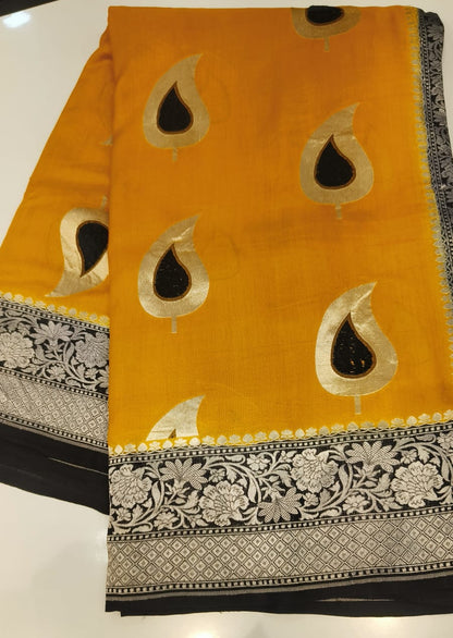GEORGETET FUSION SAREE