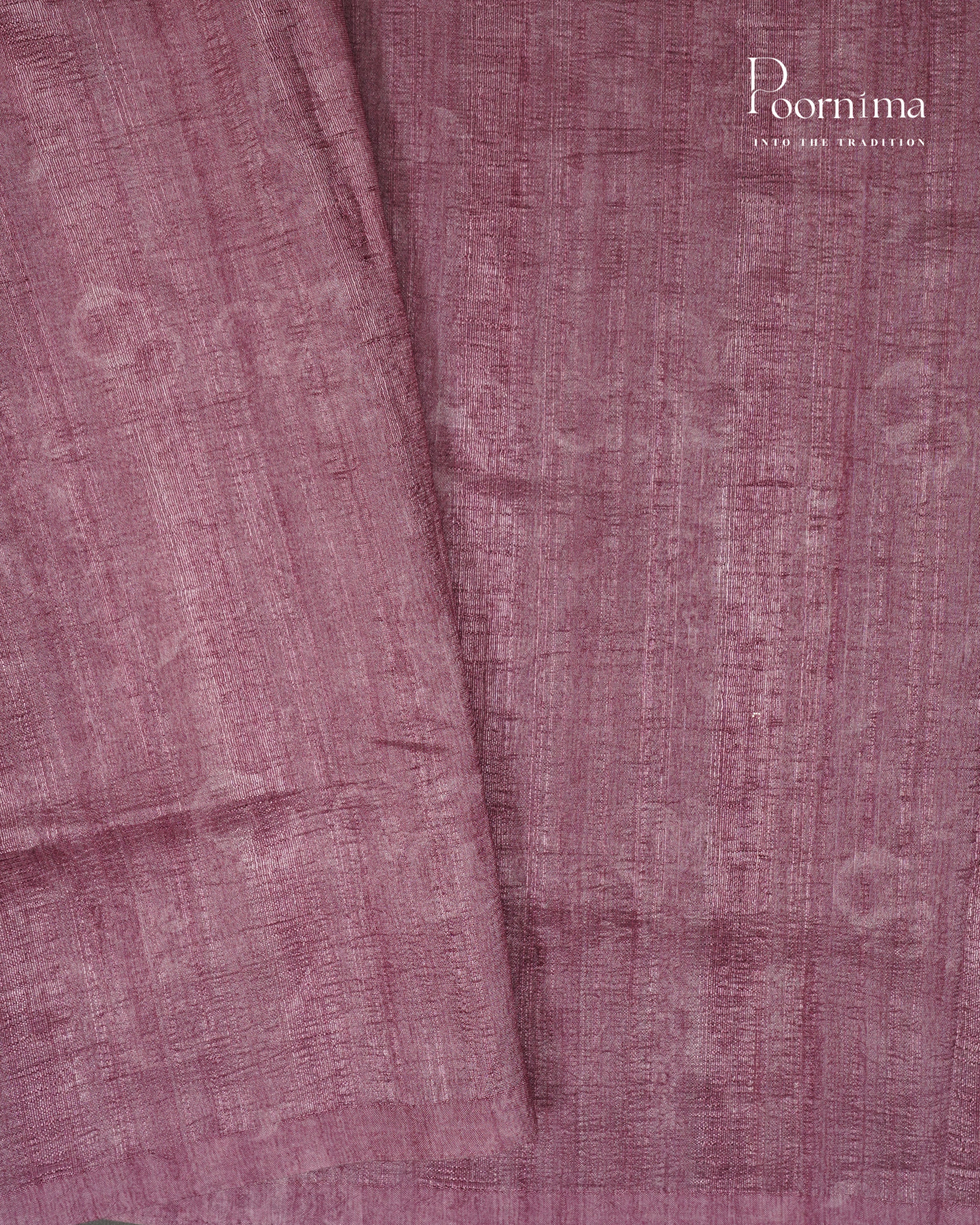 PINK - SEMI TUSSAR SAREE WITH ALLOVER DIGITAL PRINTS AND FOIL PRINTS