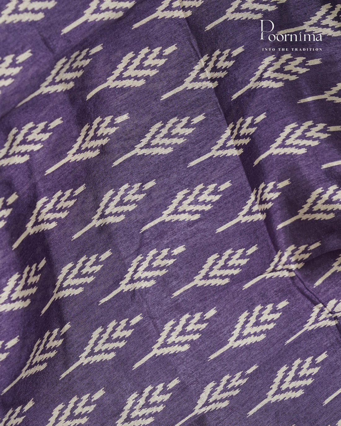 LAVENDER -  CHANDERI COTTON SAREE WITH ALLOVER PRINTS AND ZARI WOVEN BORDER